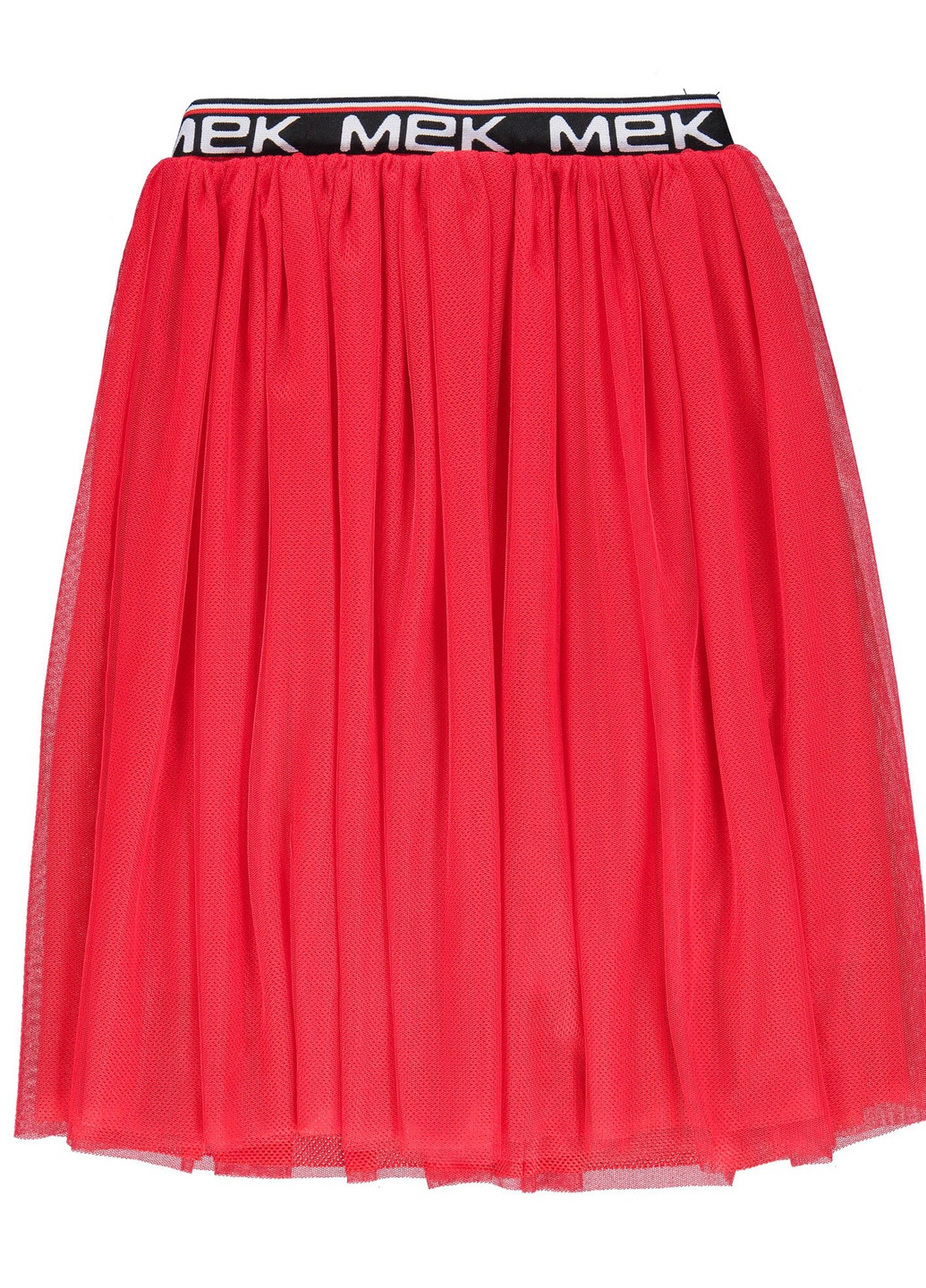 Красная кэжуал однотонная юбка MEK