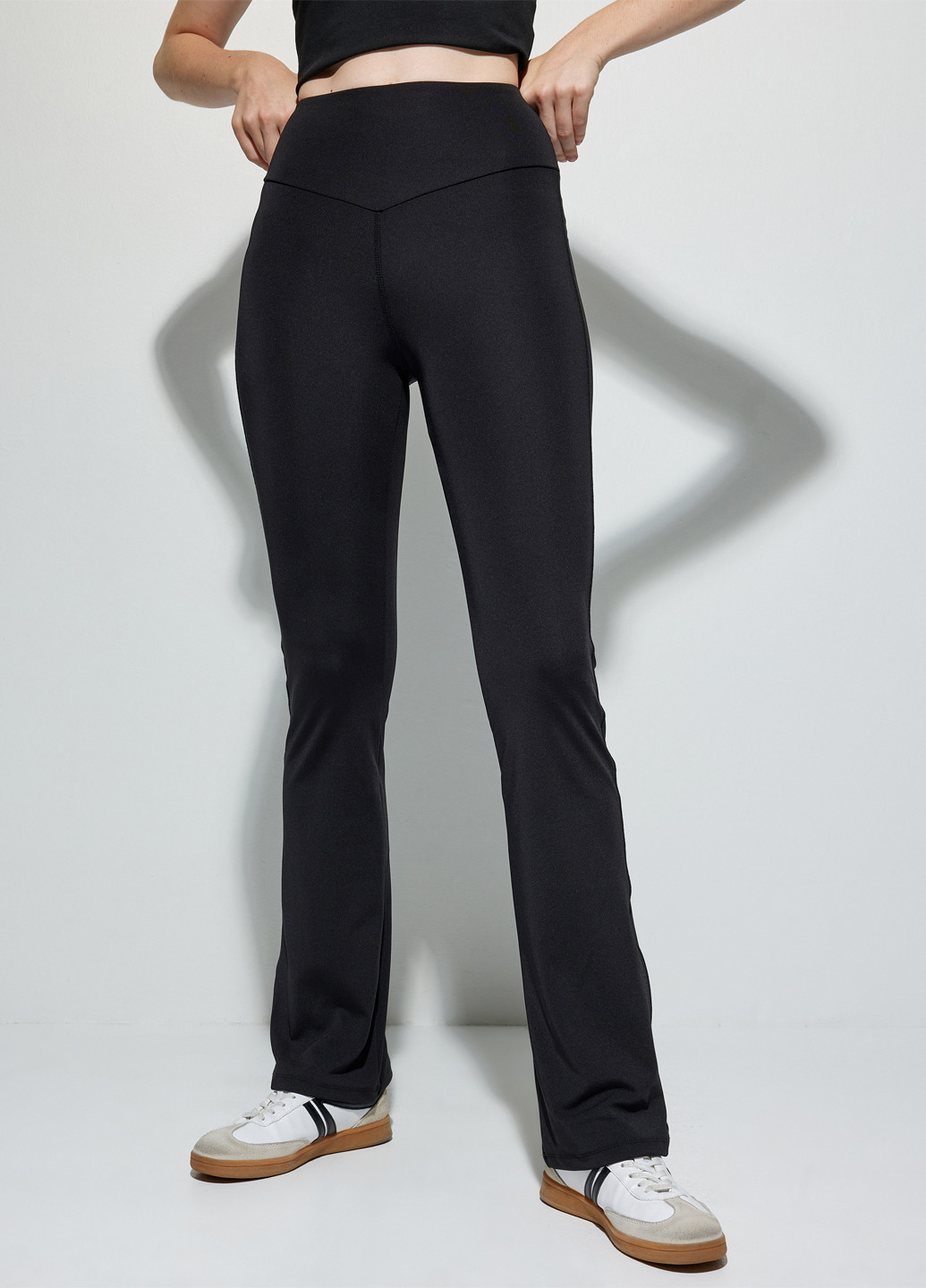 Черные демисезонные леггинсы KOTON