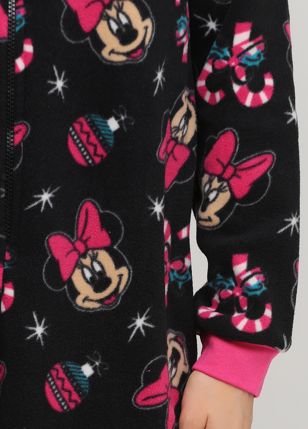 Комбинезон Disney комбинезон-брюки персонажи чёрный домашний флис, полиэстер