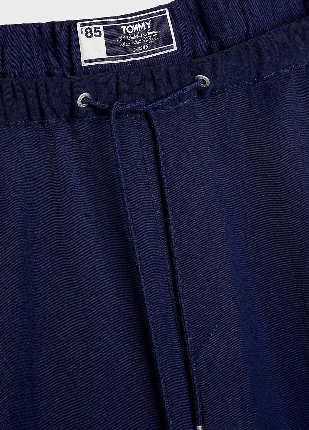 Темно-синие кэжуал демисезонные прямые брюки Tommy Jeans