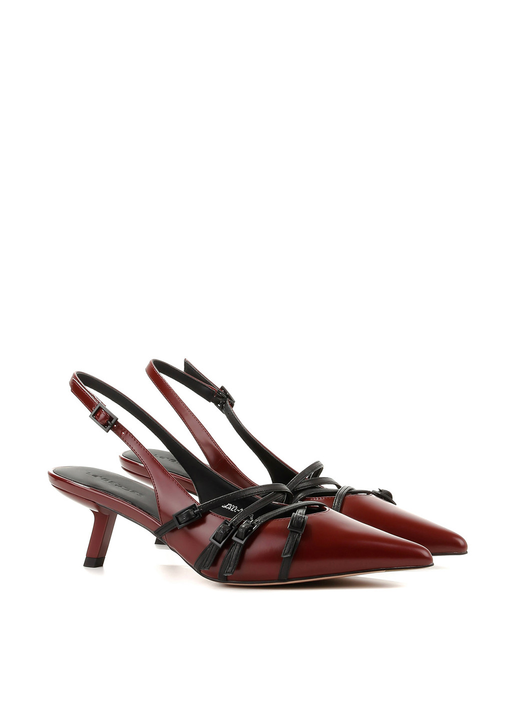 Le'BERDES Туфлі слінгбекі бордовий з натуральна шкіра, україна — літо (322088101)