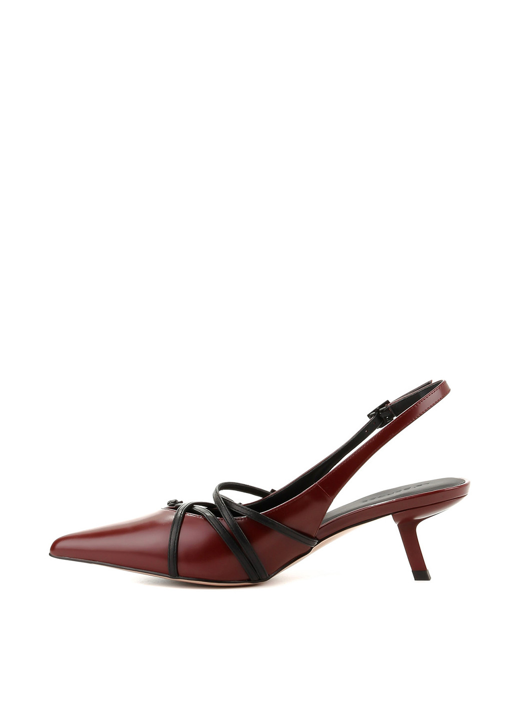 Le'BERDES Туфлі слінгбекі бордовий з натуральна шкіра, україна — літо (322088101)