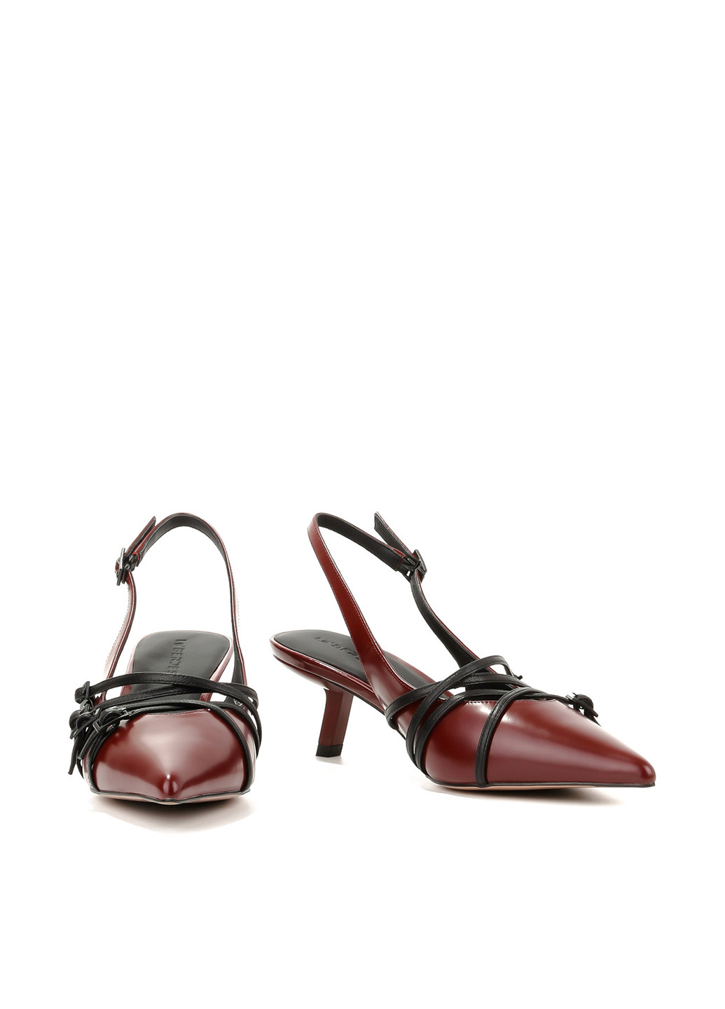 Le'BERDES Туфлі слінгбекі бордовий з натуральна шкіра, україна — літо (322088101)