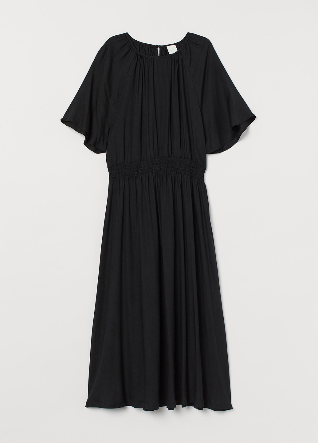 Черное кэжуал платье H&M однотонное