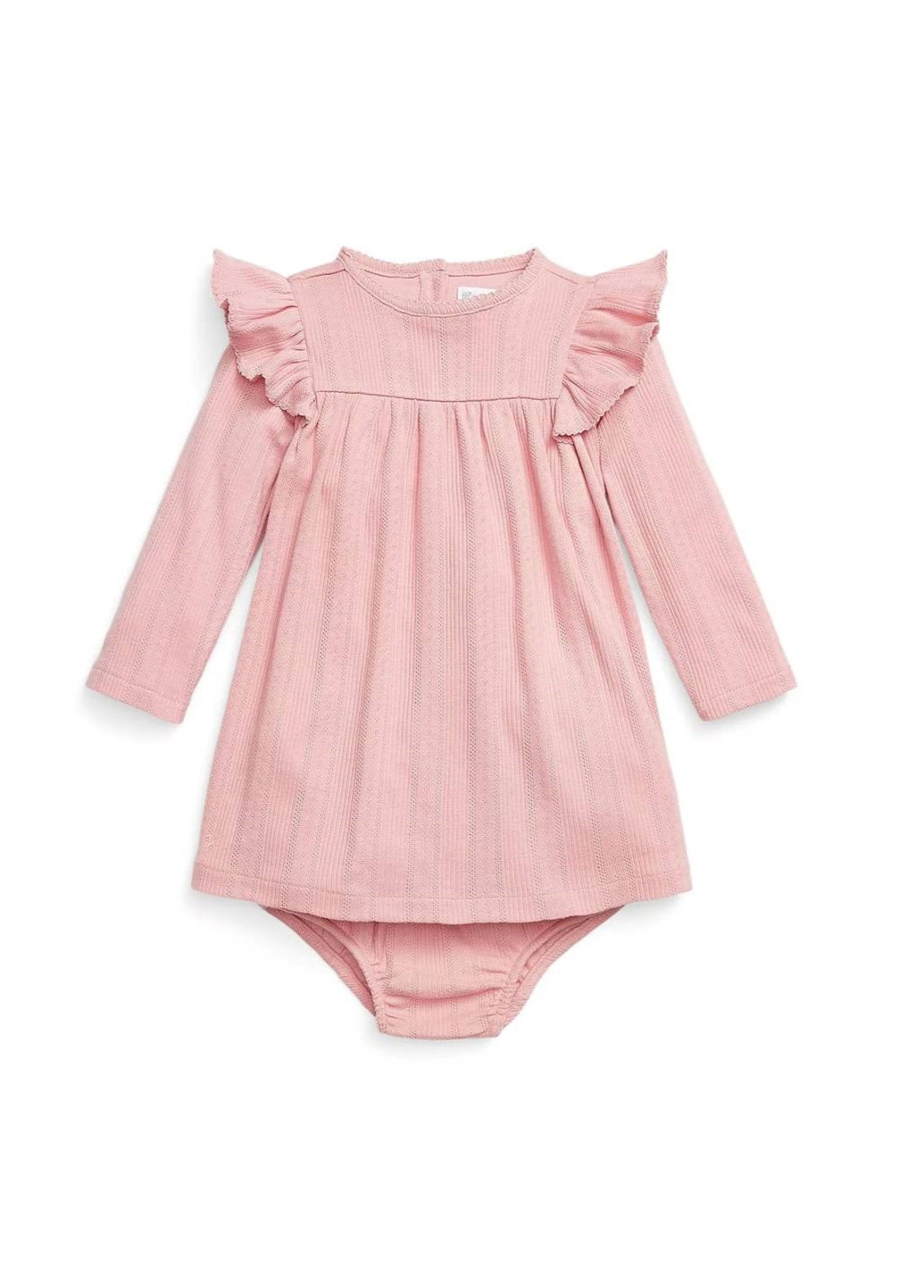 Розовый демисезонный комплект (платье, трусики) Ralph Lauren