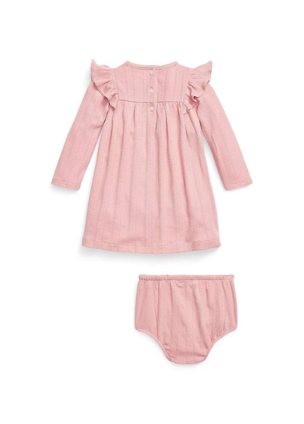 Розовый демисезонный комплект (платье, трусики) Ralph Lauren