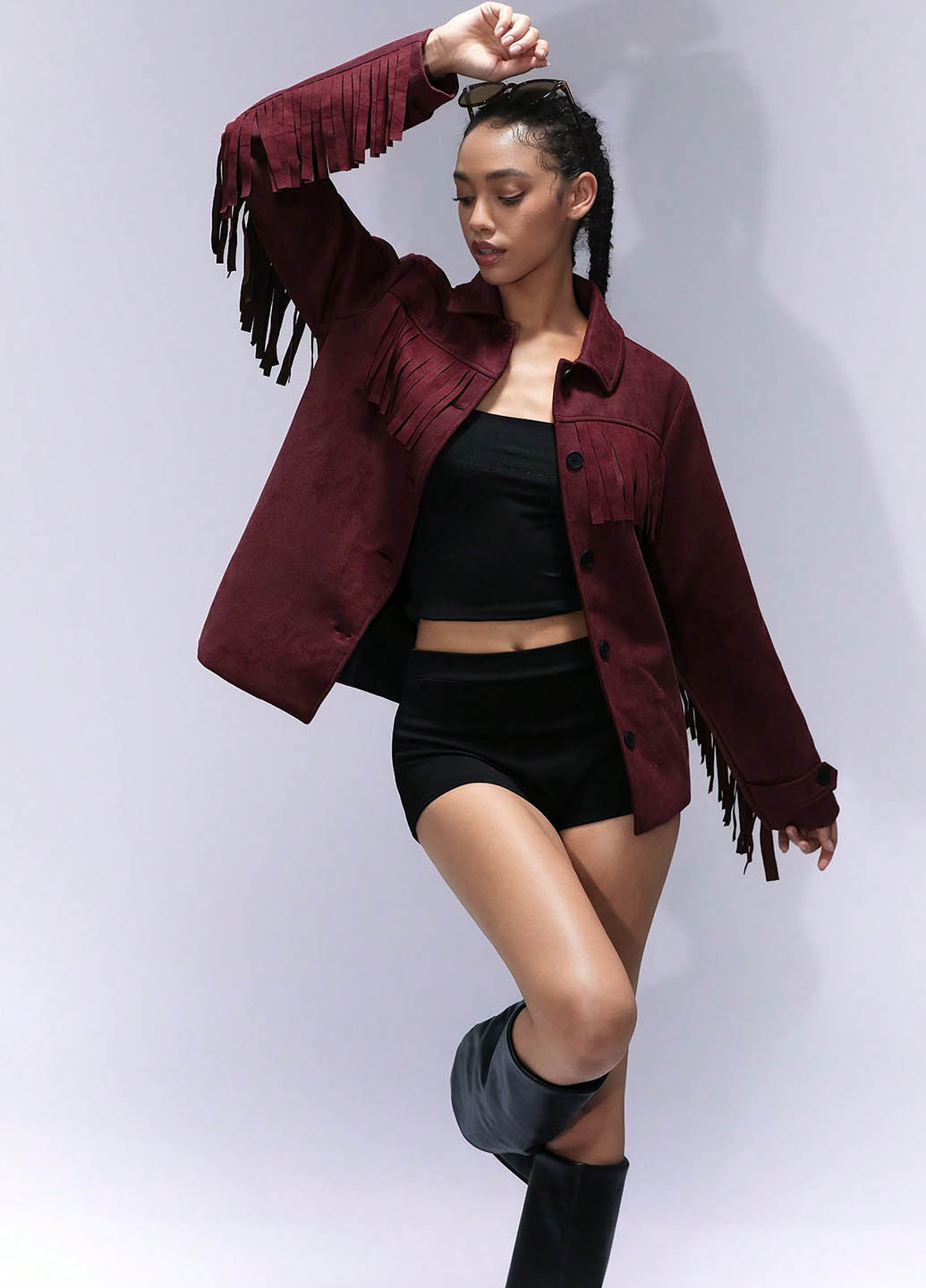 Куртка-рубашка SHEIN (366268542)