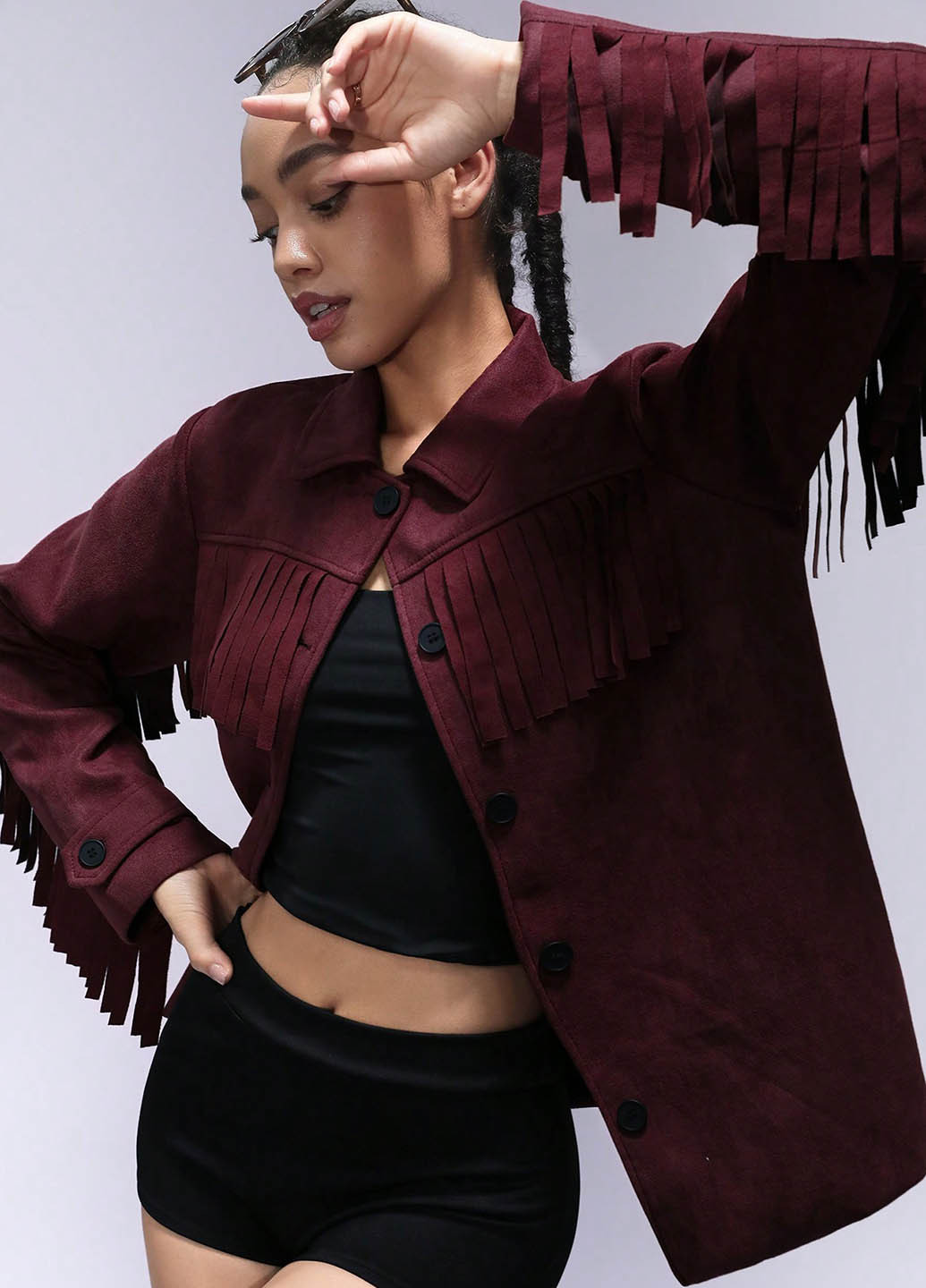 Куртка-рубашка SHEIN (366268542)