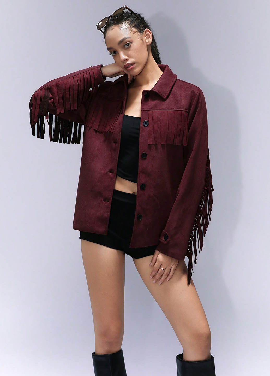 Куртка-рубашка SHEIN (366268542)