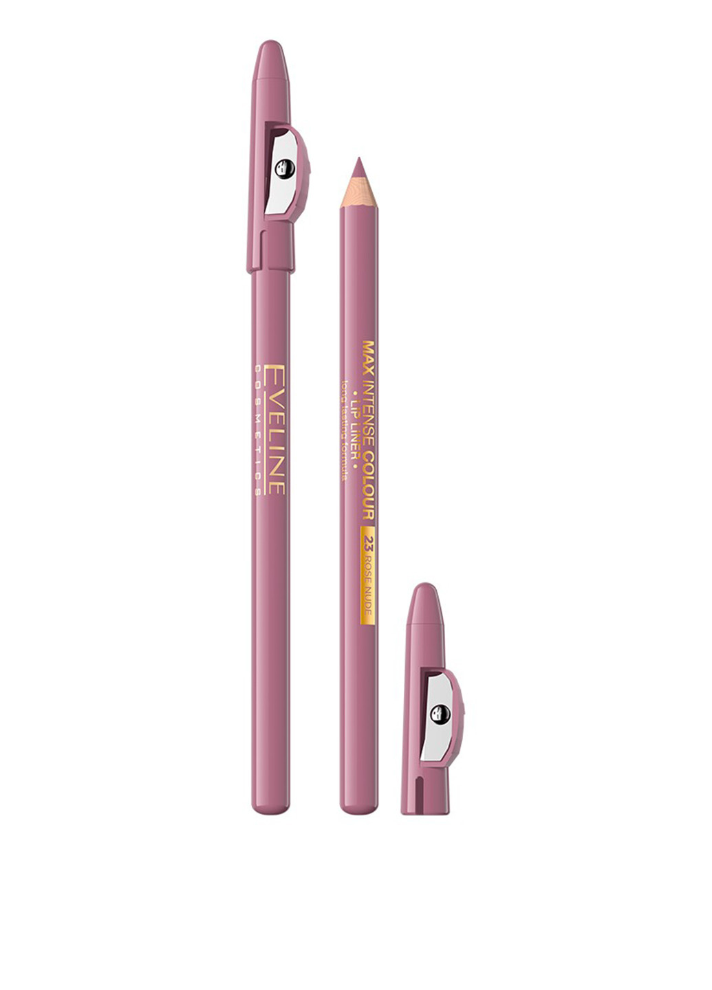 Олівець контурний для губ 23-rose nude серії max intense colour Eveline Cosmetics (252120724)