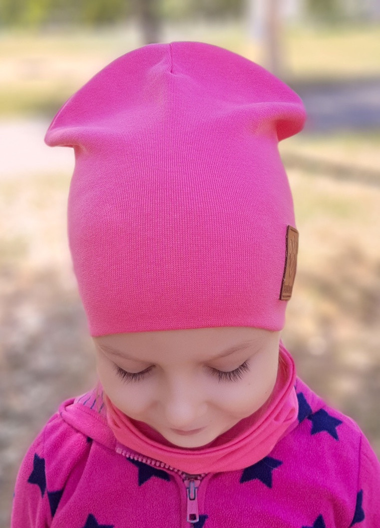 Дитяча шапка з хомутом КАНТА розмір 52-56, малиновий (OC-268) Канта (212242570)