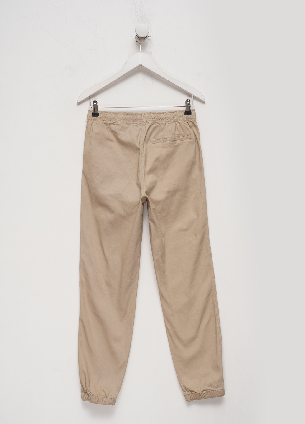 Бежевые кэжуал демисезонные брюки джоггеры H&M