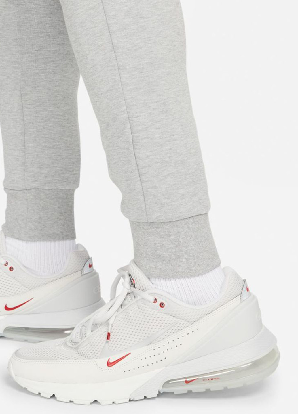 Светло-серые спортивные, кэжуал демисезонные джоггеры брюки Nike