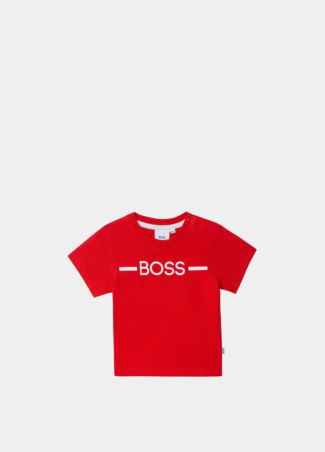 Красная летняя футболка Boss