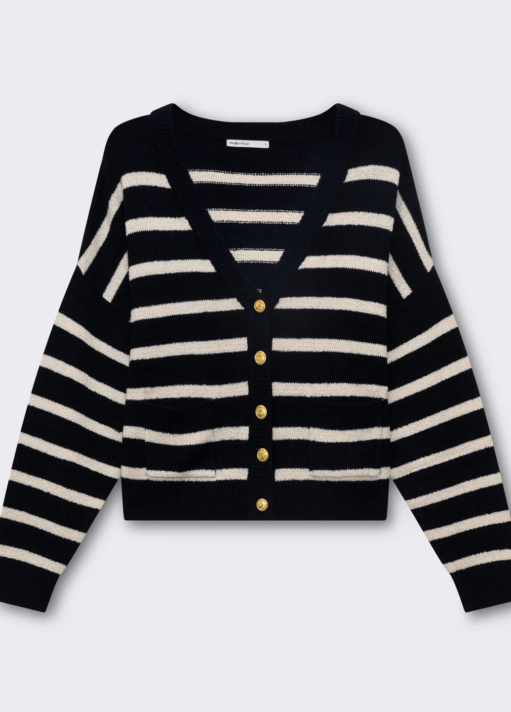 Черно-белый демисезонный кардиган Piazza Italia