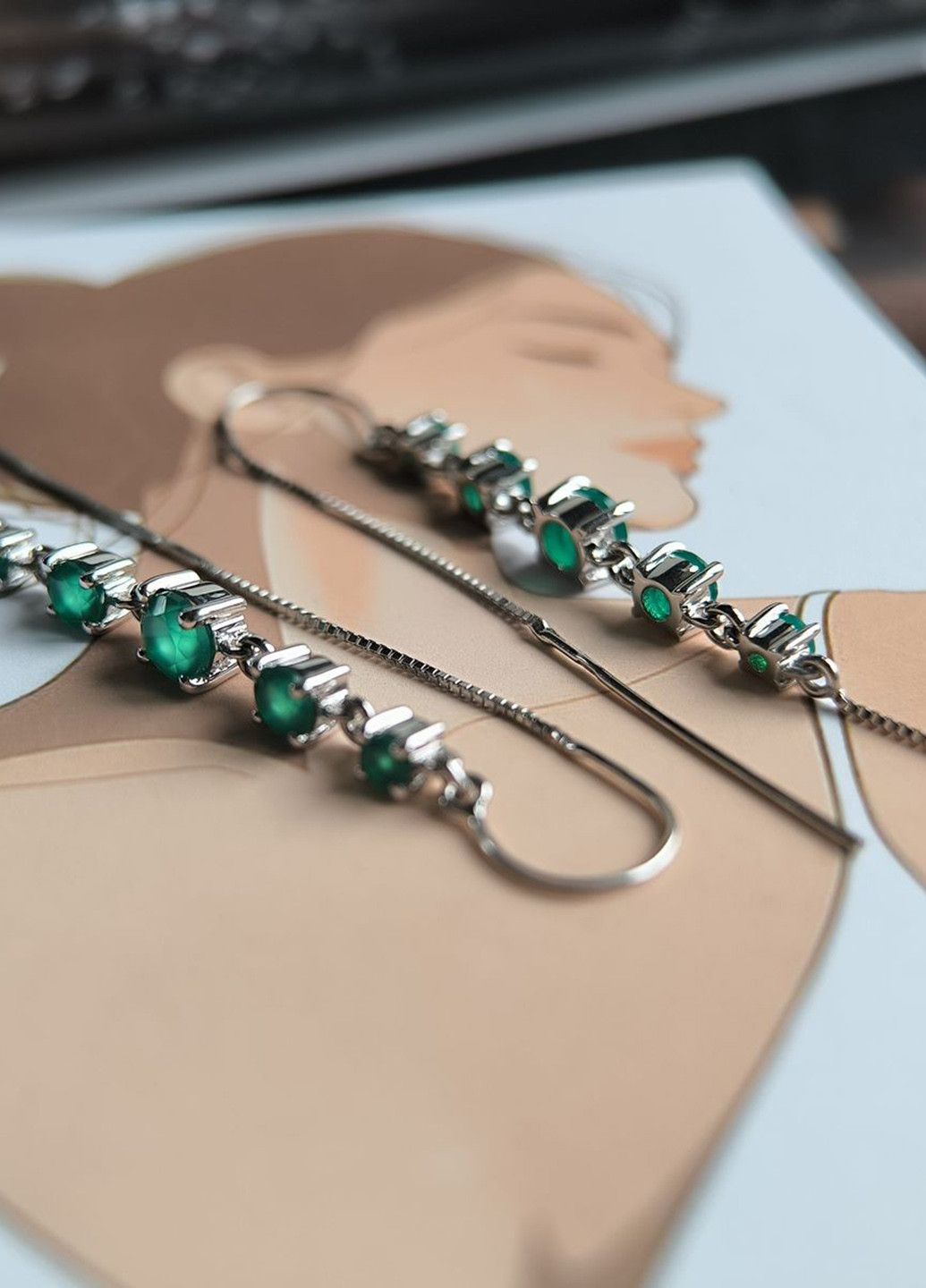 Серьги Silver Flame (369649165)