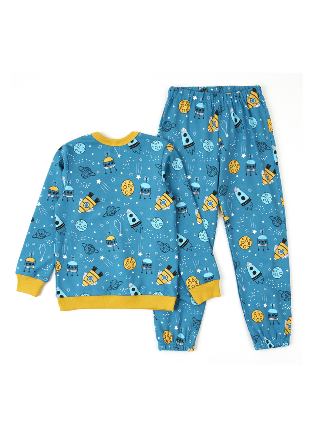 Темно-бирюзовая всесезон пижама (свитшот, брюки) свитшот + брюки Ляля