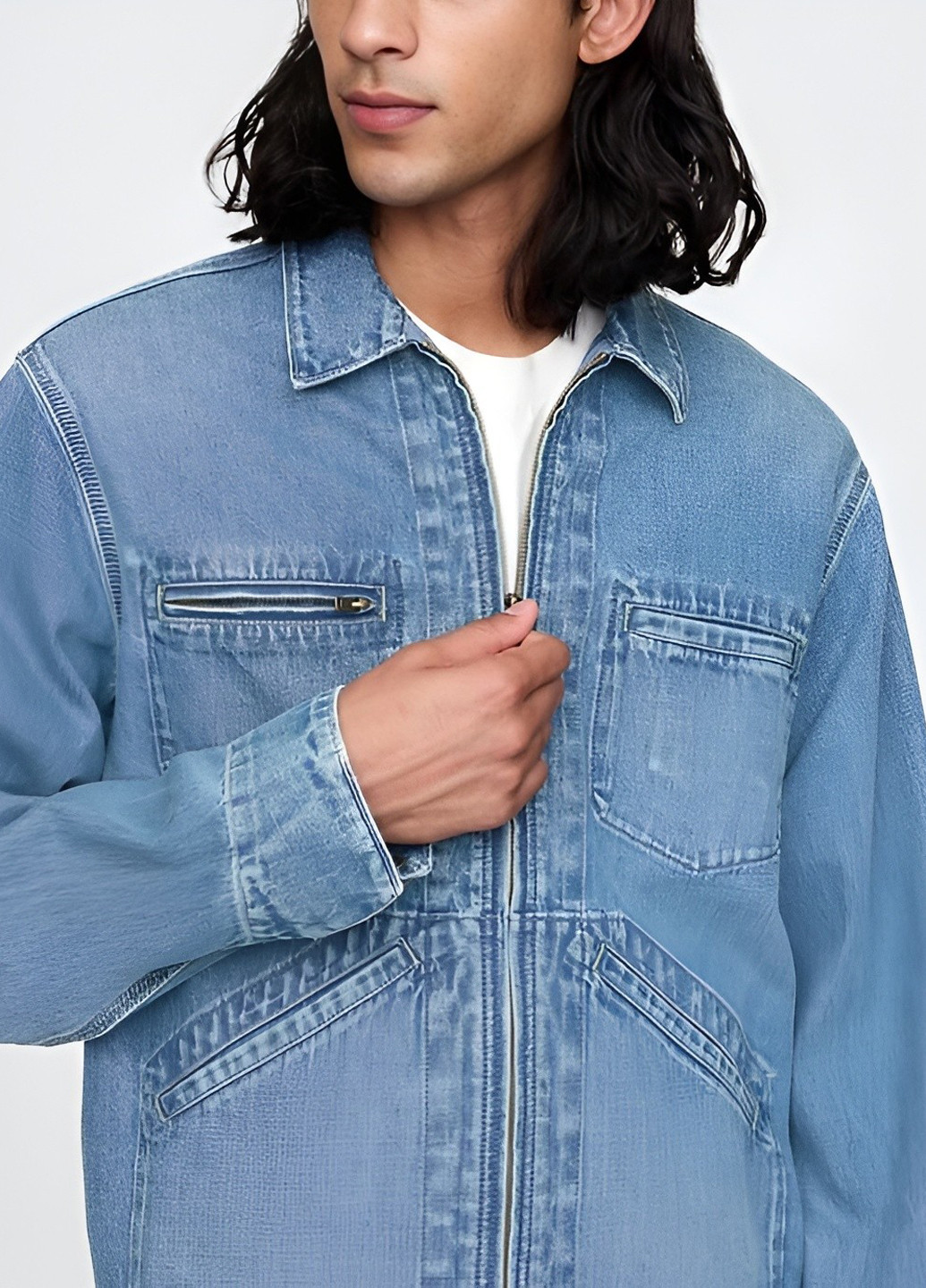 Синяя демисезонная куртка Gap