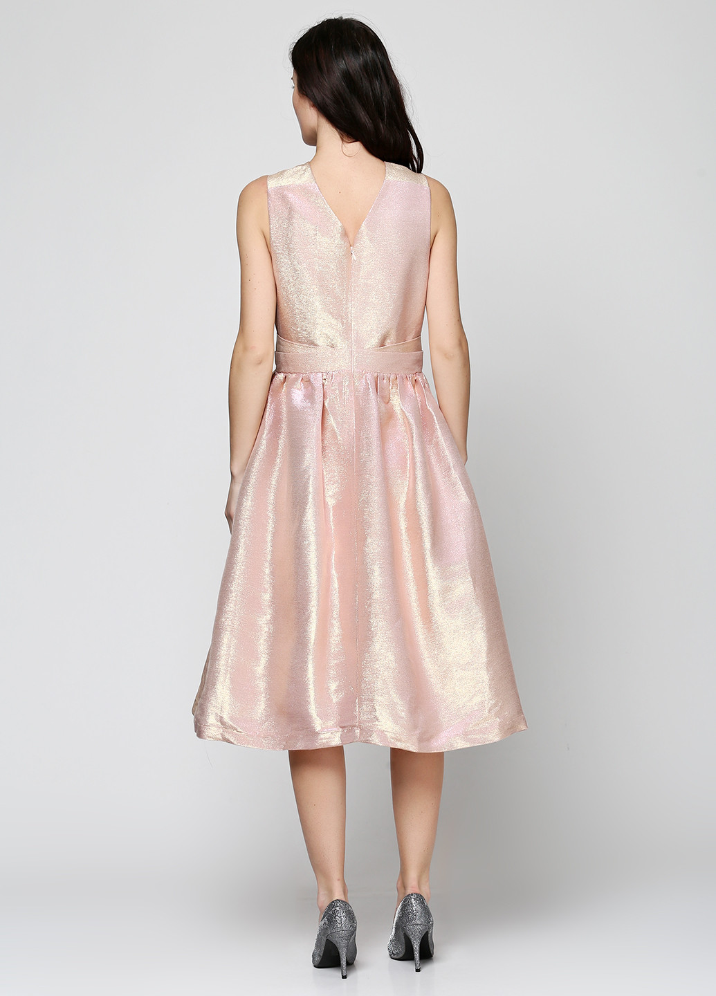 Золотистий вечірня плаття, сукня Mint & Berry однотонна