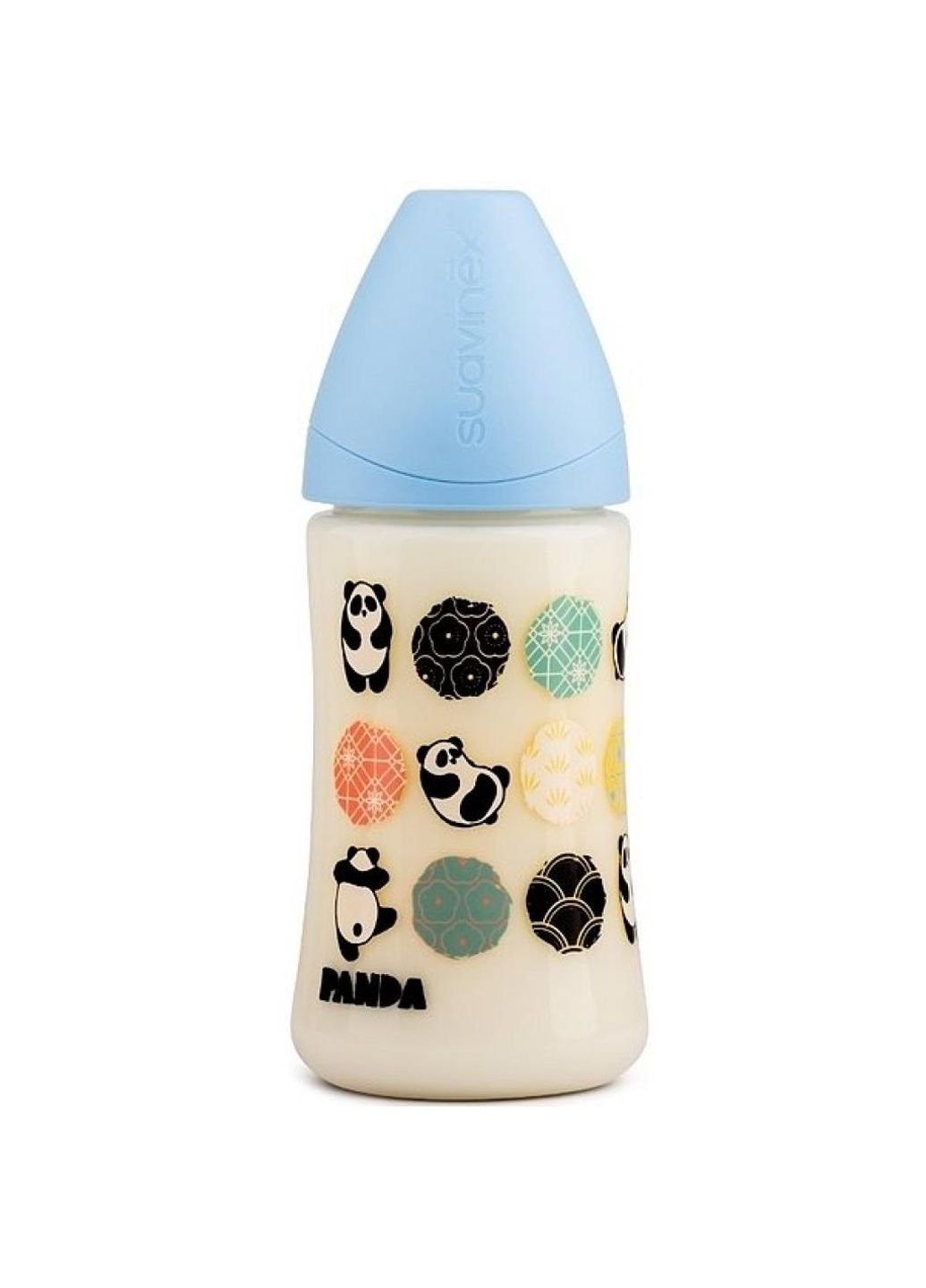Бутылочка для кормления Истории панды, 270 мл, голубая Suavinex (252245308)