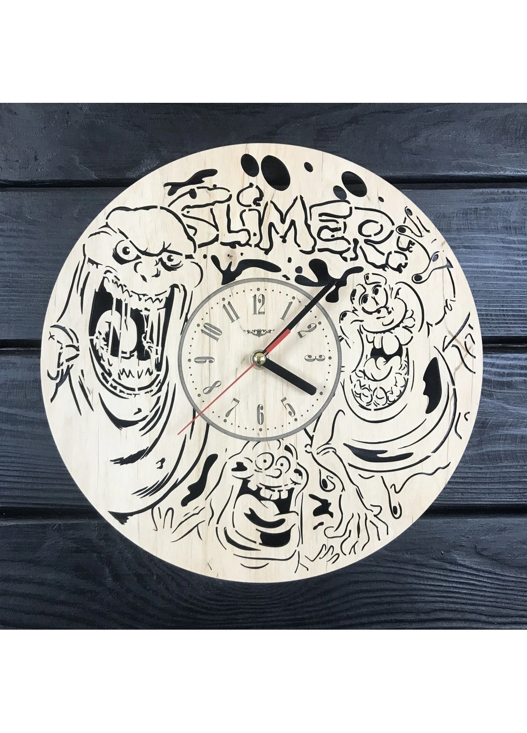 Часы настенные из дерева «Slimer» 7Arts (253566731)