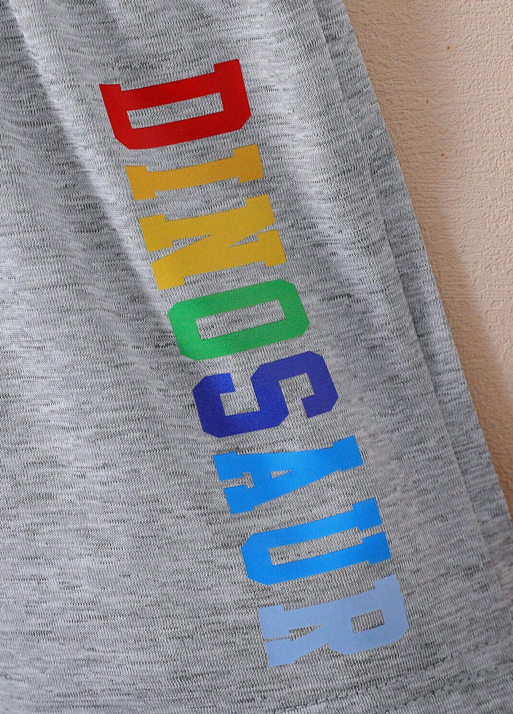 Комбінований літній костюм (футболка, шорти) з шортами SHEIN