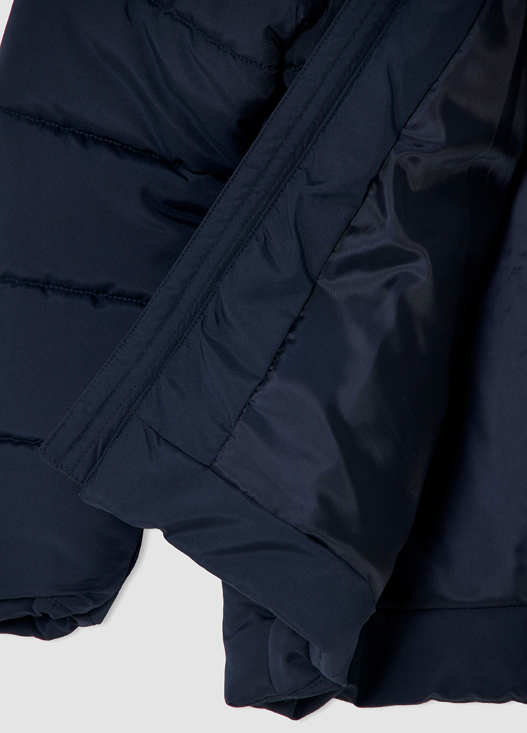 Темно-синяя демисезонная куртка DeFacto