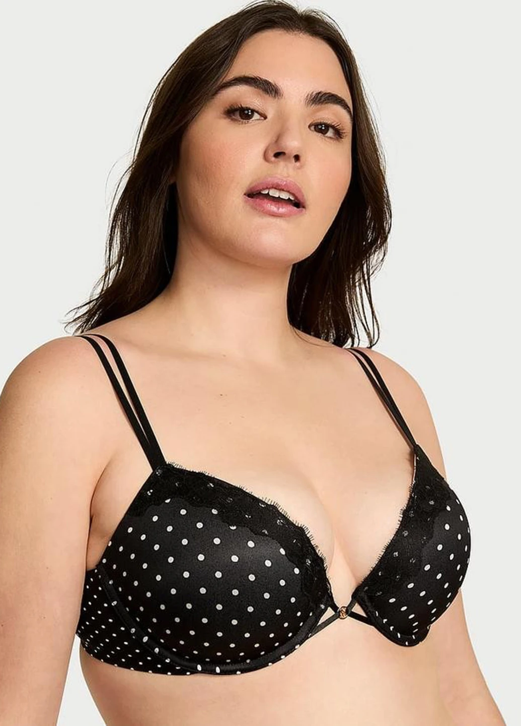 Черный демисезонный комплект (бюстгальтер, трусики) Victoria's Secret