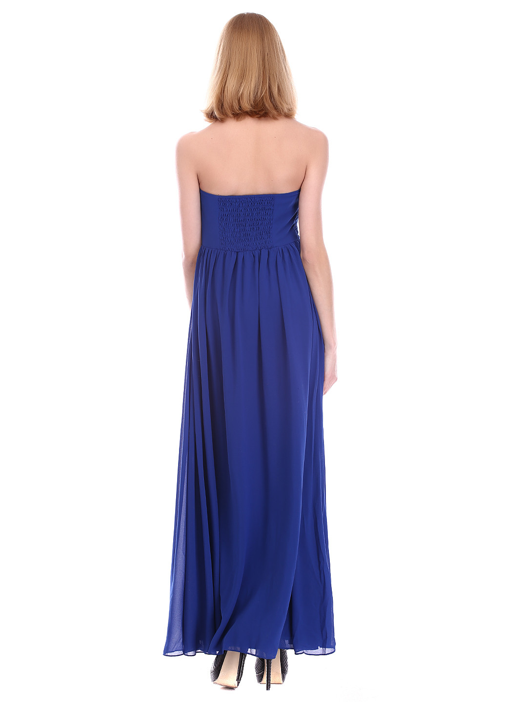 Синее кэжуал платье Glamorous однотонное