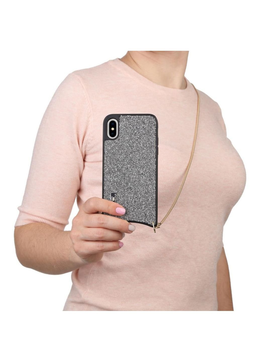 Чехол для мобильного телефона Glitter Apple iPhone X/Xs Silver (703644) (703644) BeCover (252572973)