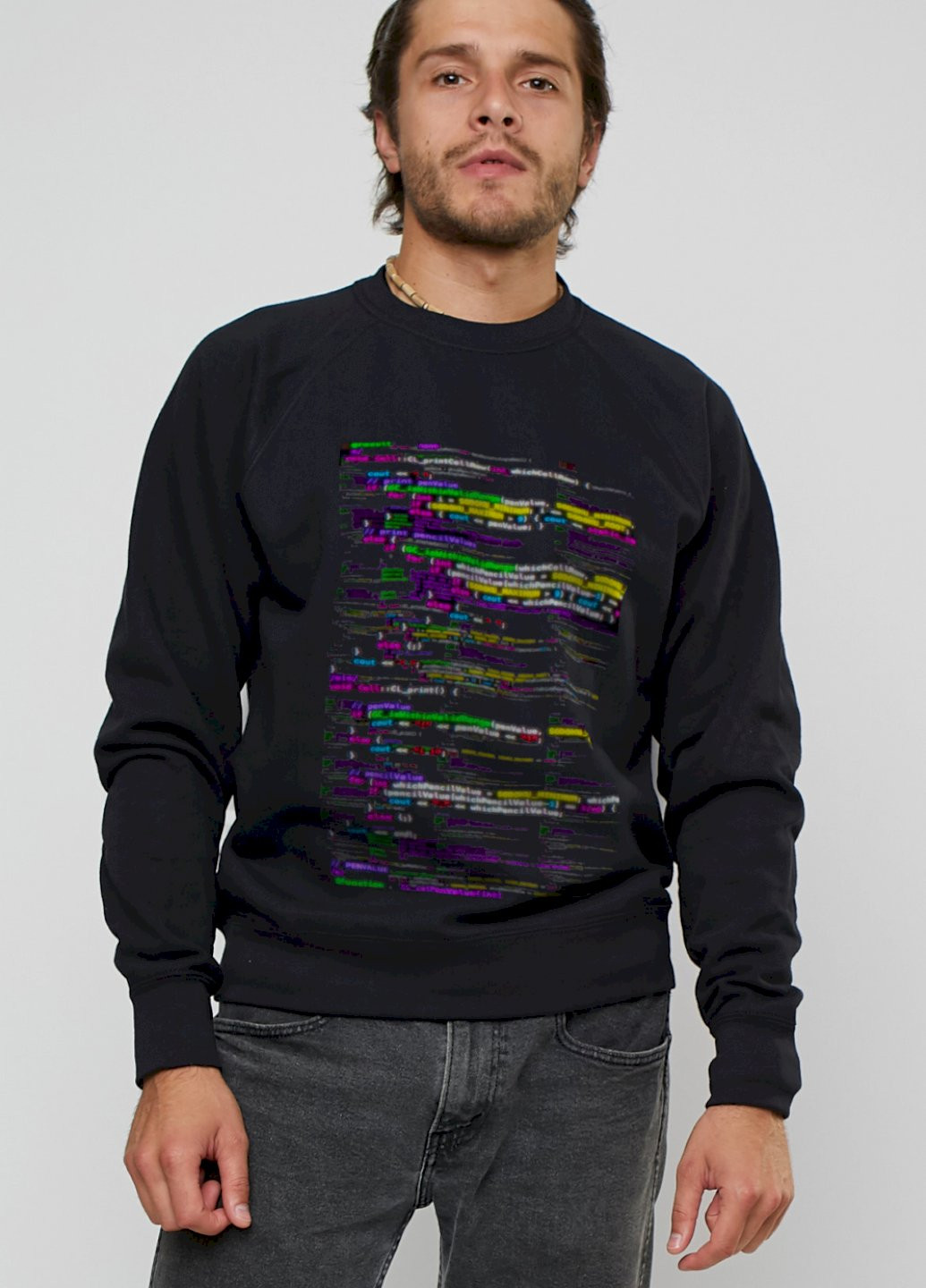 Черный свитшот мужской YAPPI (198688863)