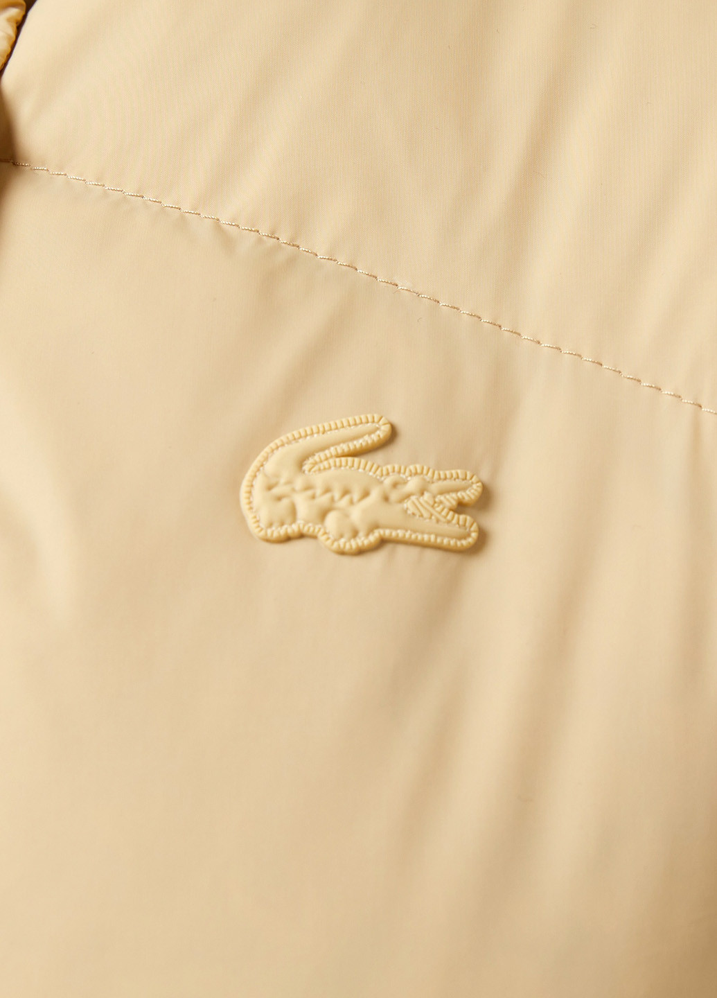 Светло-бежевый зимний Пуховик Lacoste