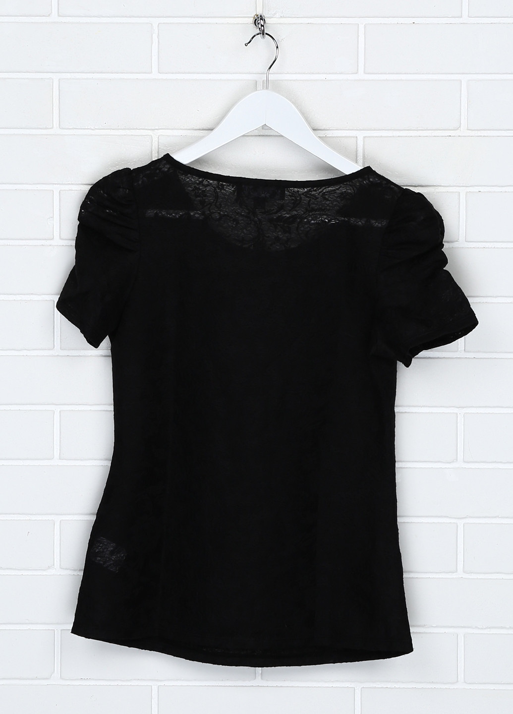 Черная однотонная блузка Vero Moda летняя
