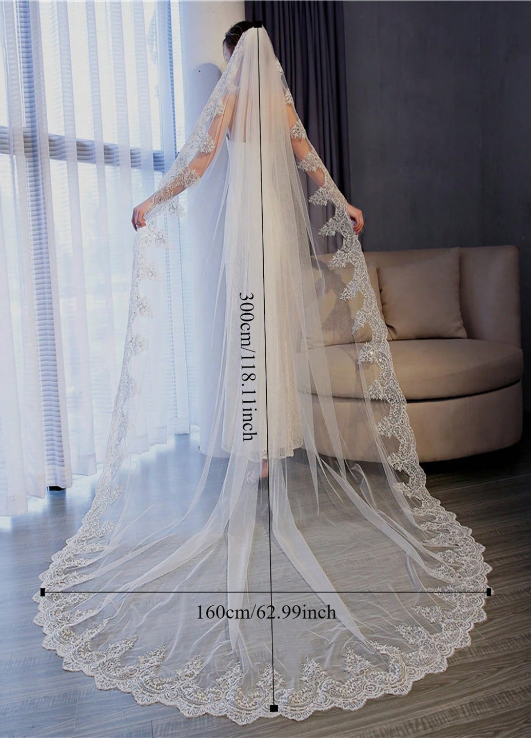 Весільна Фата SHEIN (323465087)