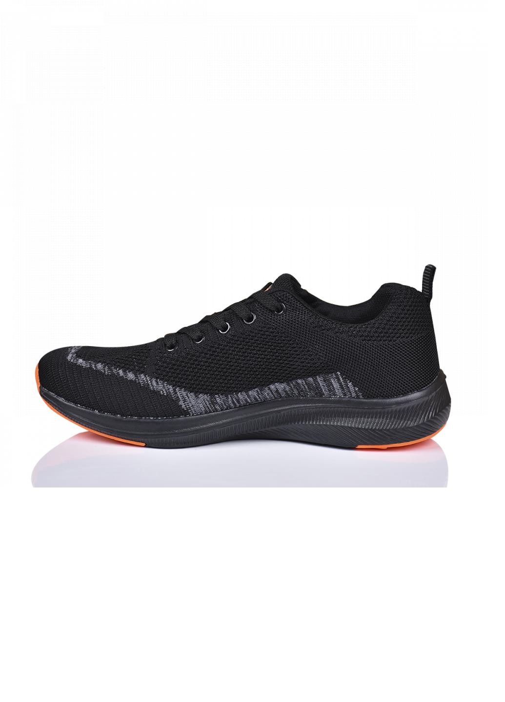 Черные демисезонные кроссовки спортивные мужские od-2135 No Brand