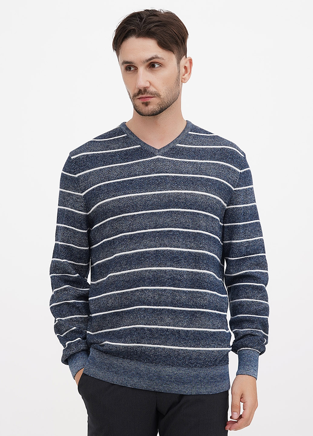 Синий демисезонный пуловер пуловер State of Art