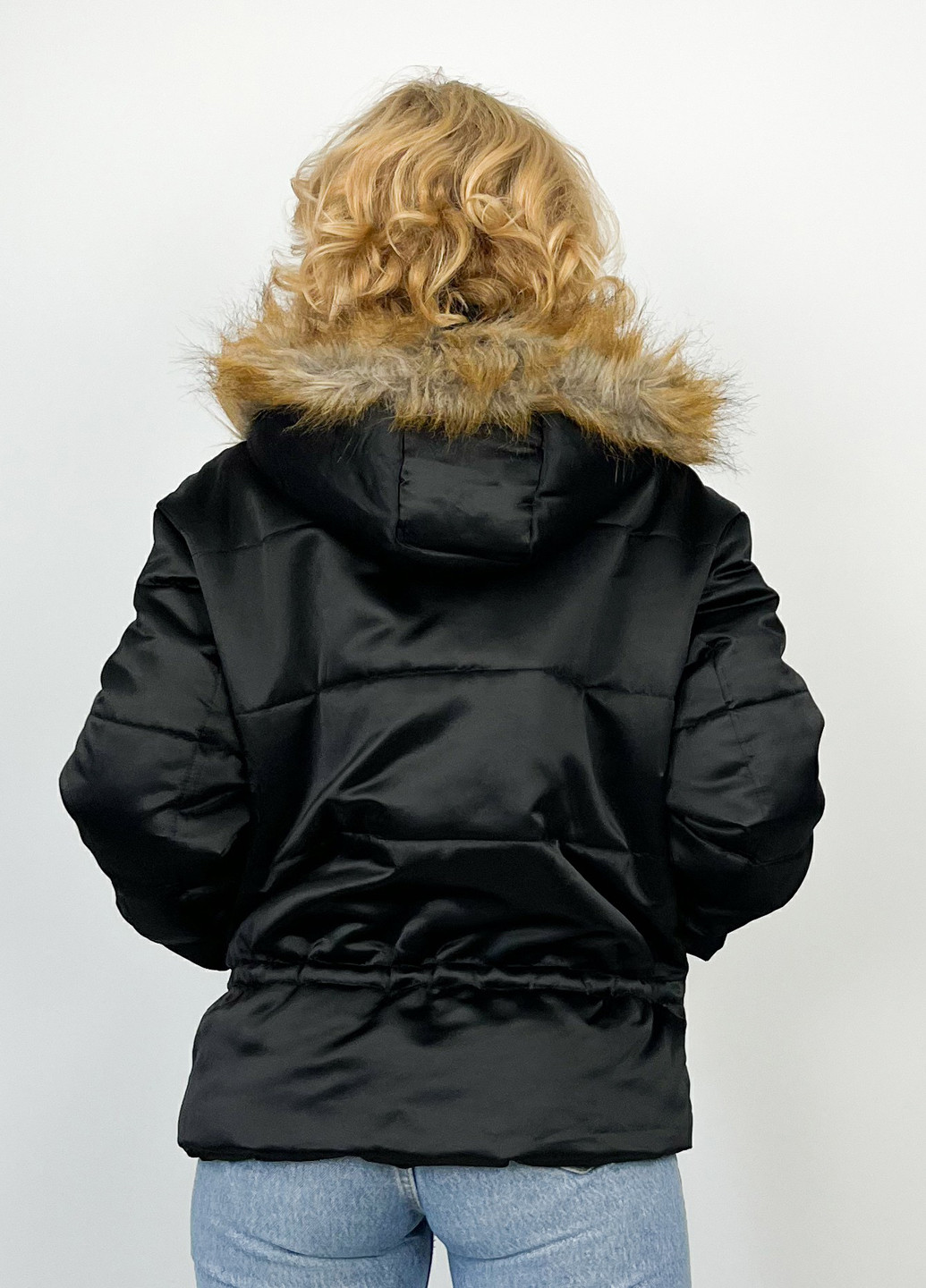 Черная демисезонная куртка Boohoo