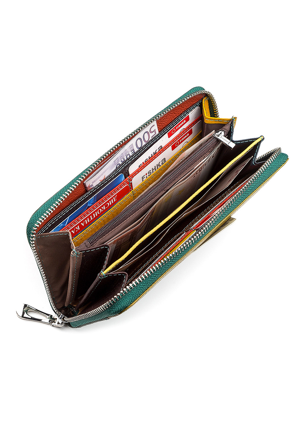 Жіночий шкіряний гаманець 19х10х3 см st leather (252129965)