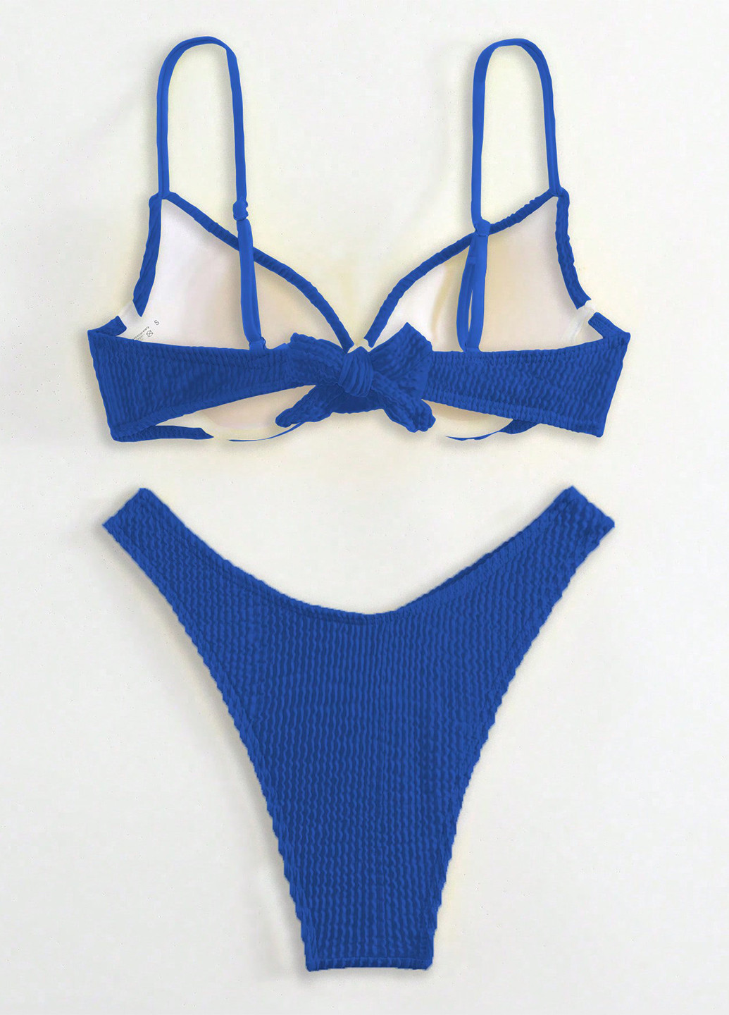 Темно-синій літній купальник (ліф, трусики) бікіні, роздільний SHEIN