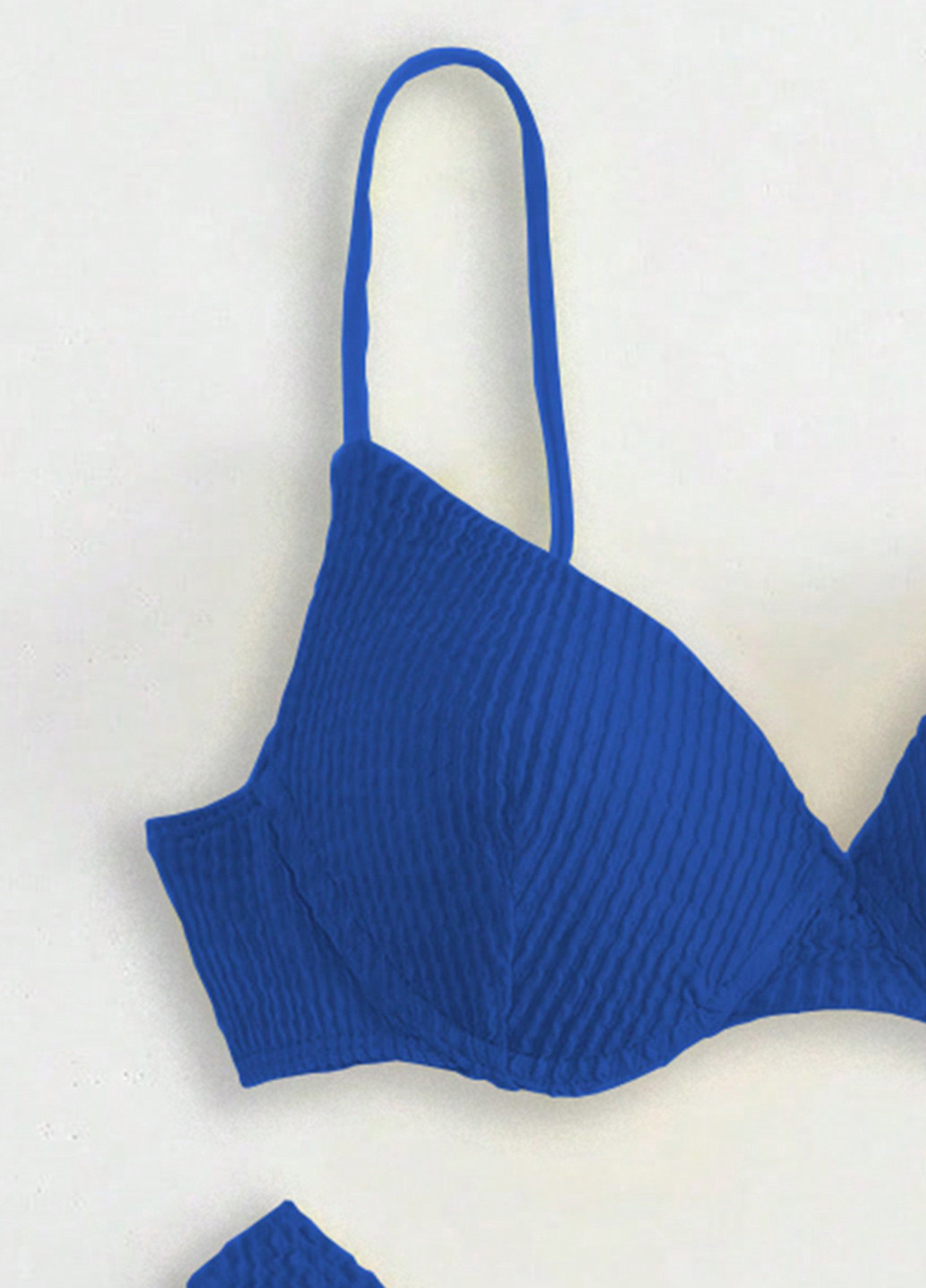 Темно-синій літній купальник (ліф, трусики) бікіні, роздільний SHEIN