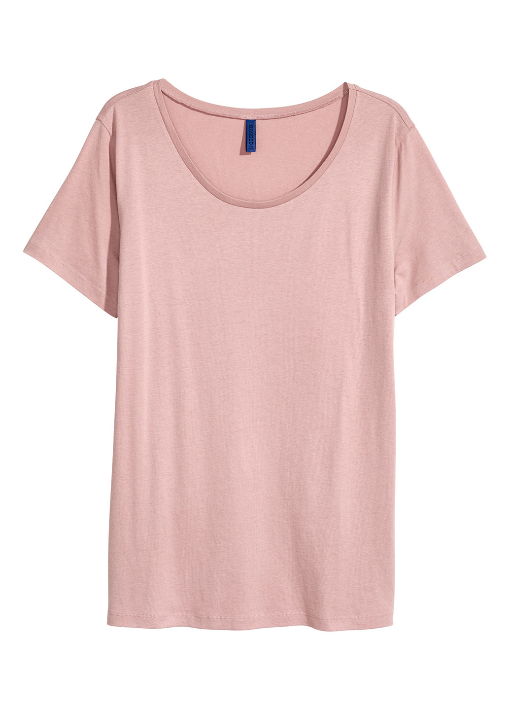 Светло-розовая футболка H&M