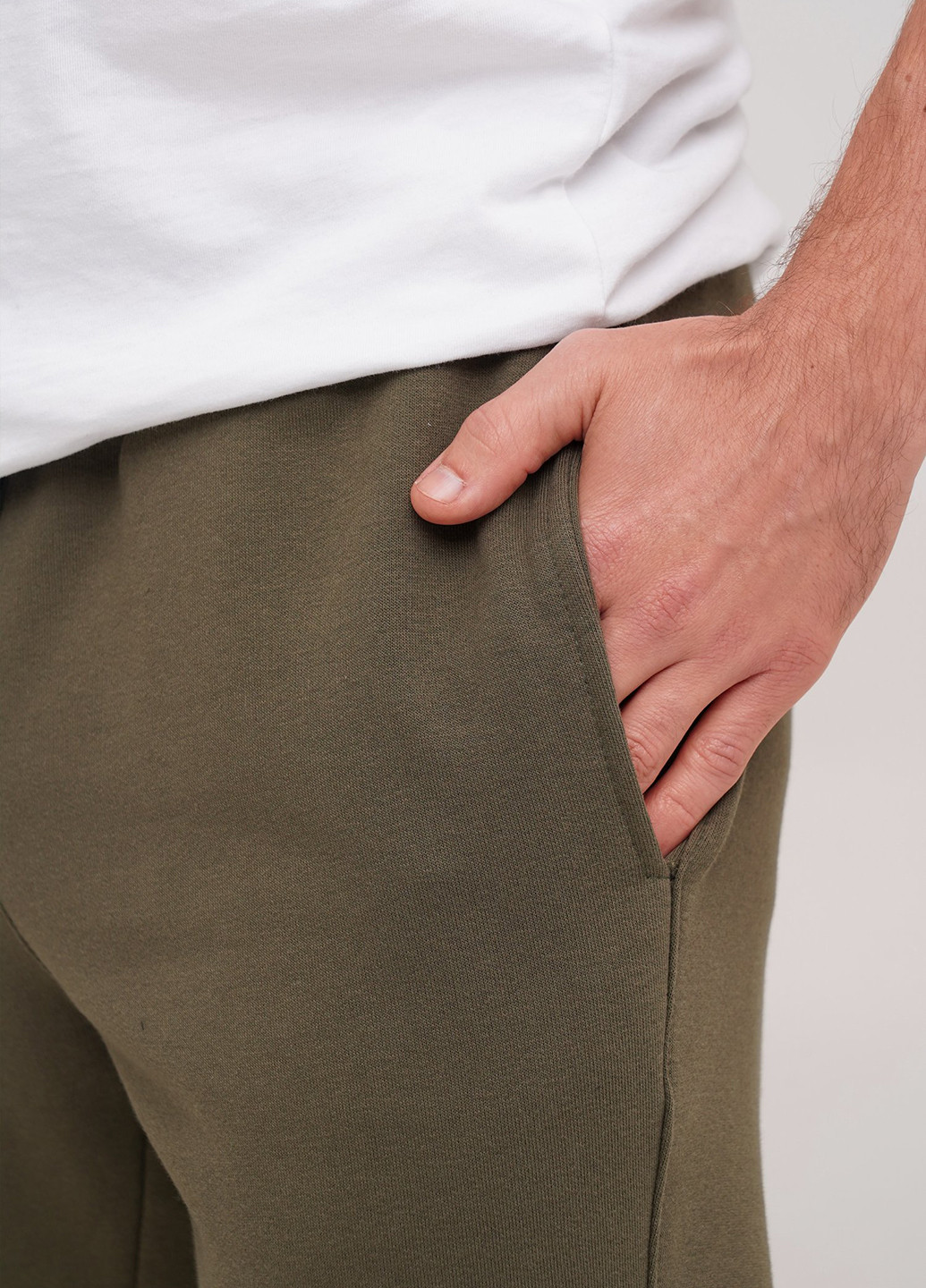 Хаки спортивные демисезонные джоггеры брюки Trend Collection