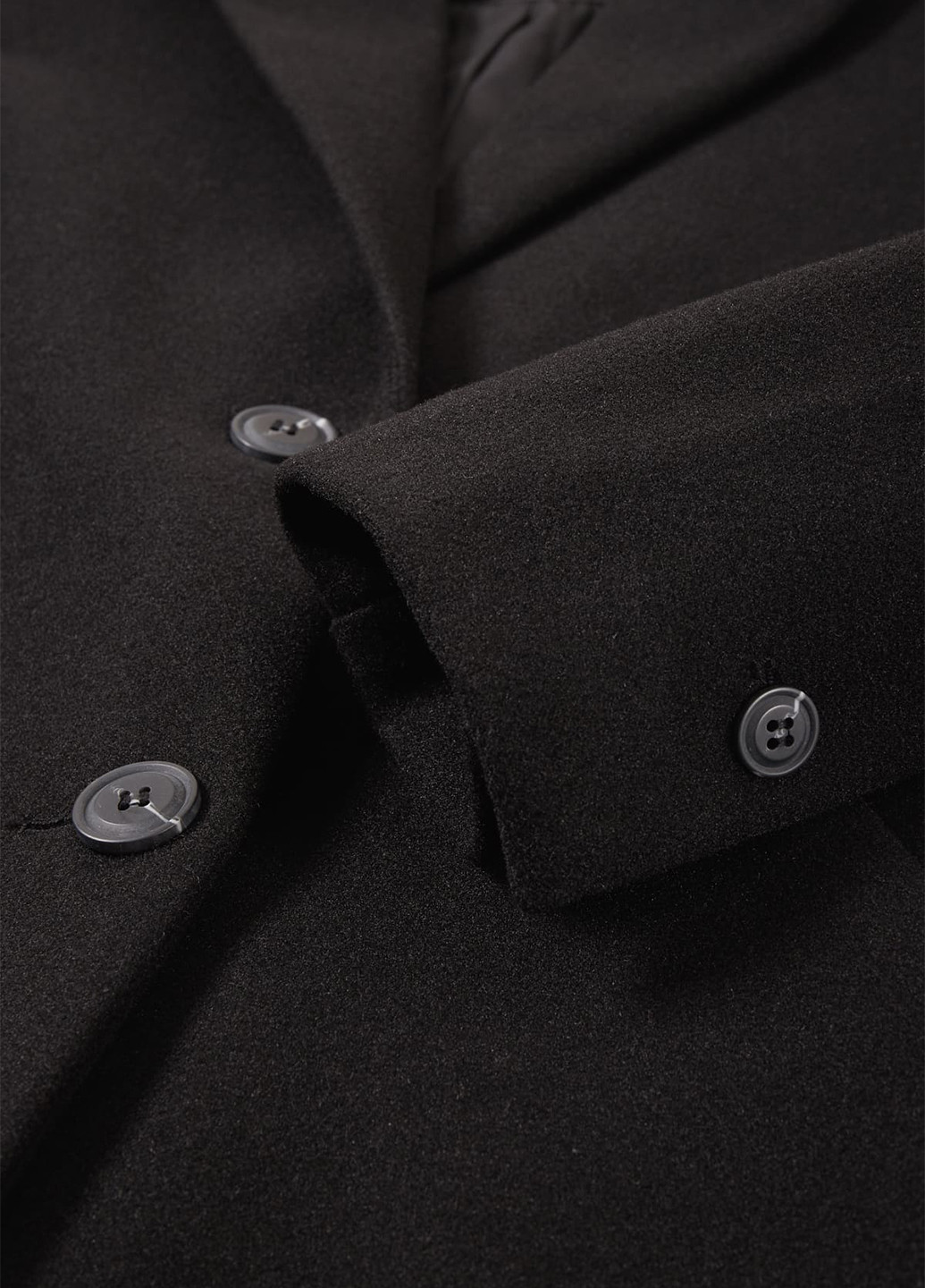 Черное демисезонное Пальто однобортное C&A