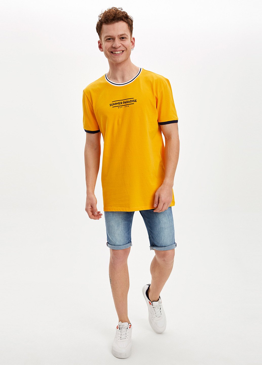 Желтая футболка DeFacto