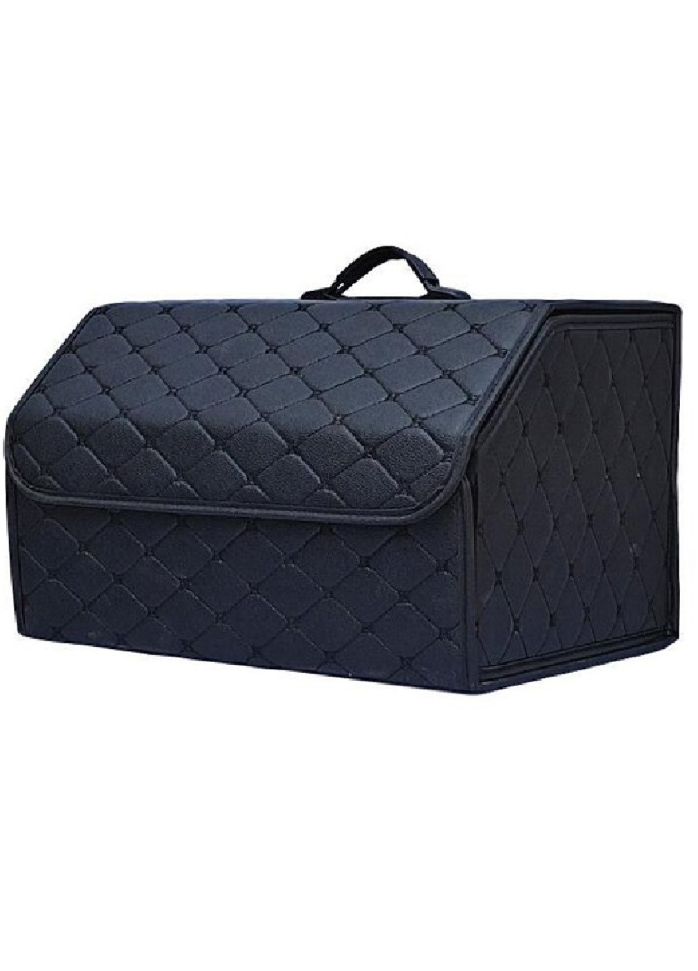 Органайзер складной сумка саквояж в багажник в автомобиль для продуктов с крышкой 66х32х30 см (473327-Prob) Черный Unbranded (254402613)