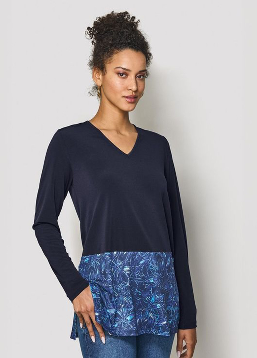 Индиго блуза Studio 1886