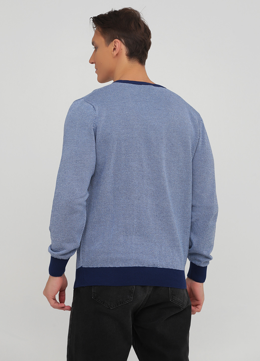 Синий демисезонный пуловер пуловер Ferrari