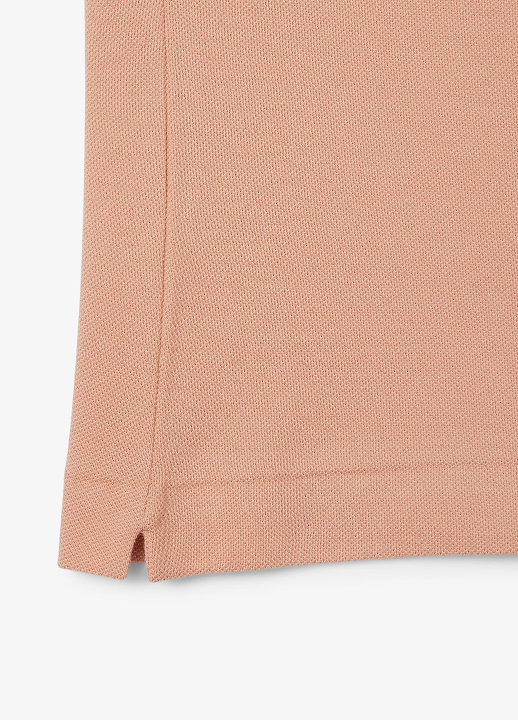 Пудровая футболка-поло для мужчин Lacoste однотонная