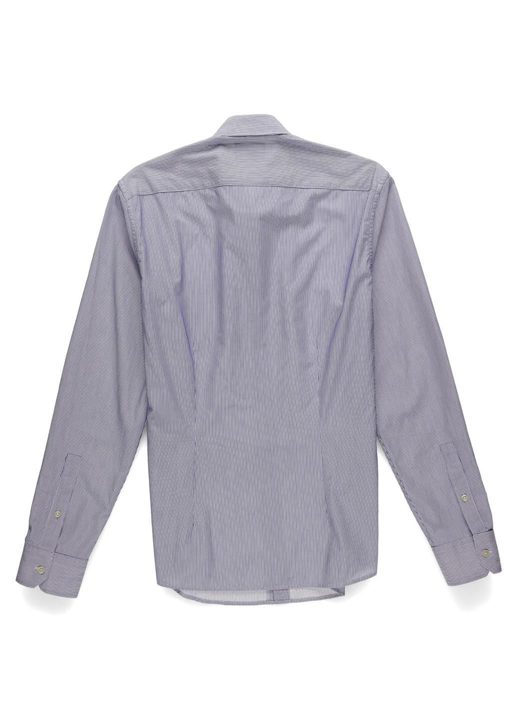 Синяя кэжуал рубашка однотонная Gas