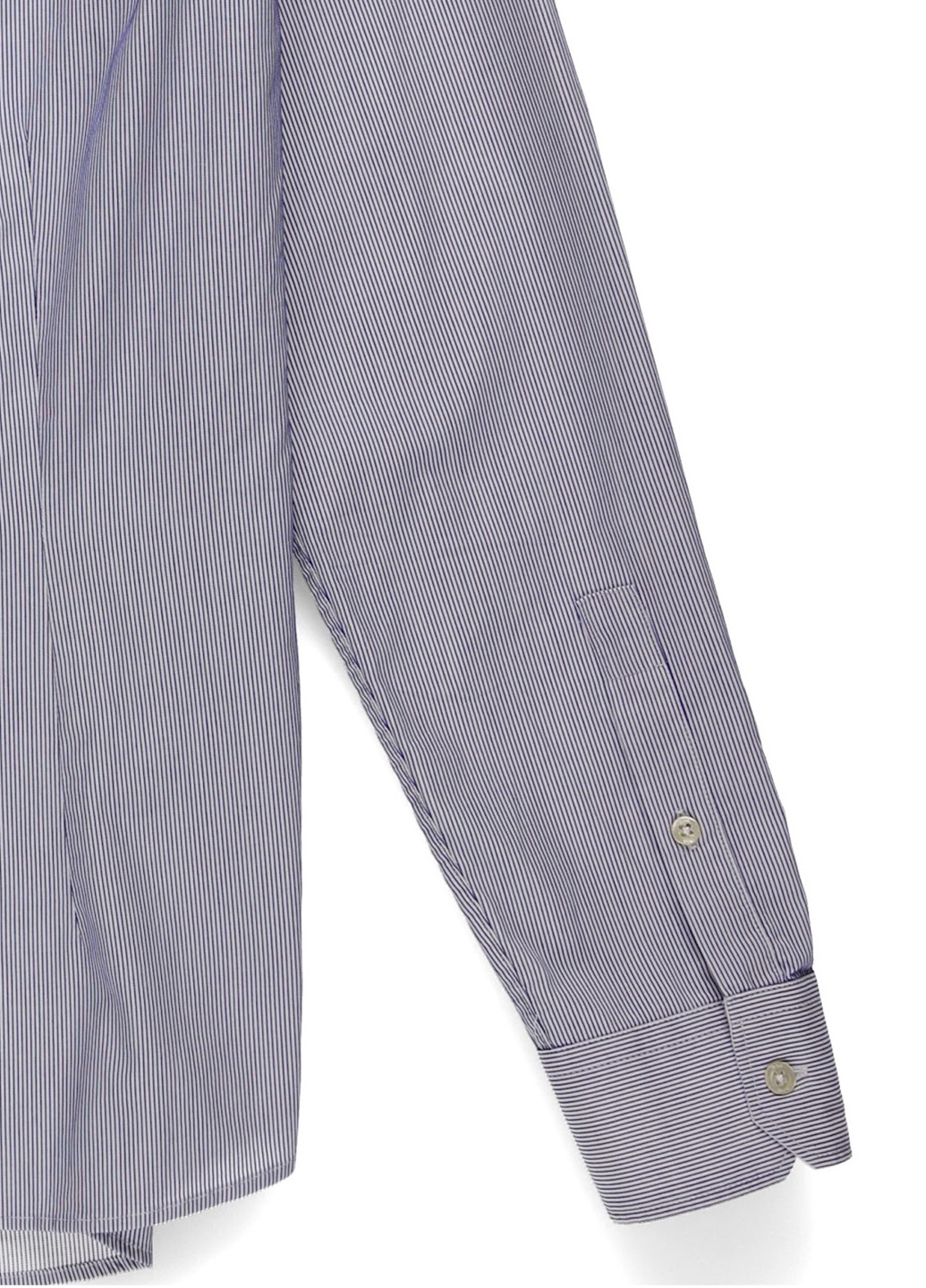 Синяя кэжуал рубашка однотонная Gas